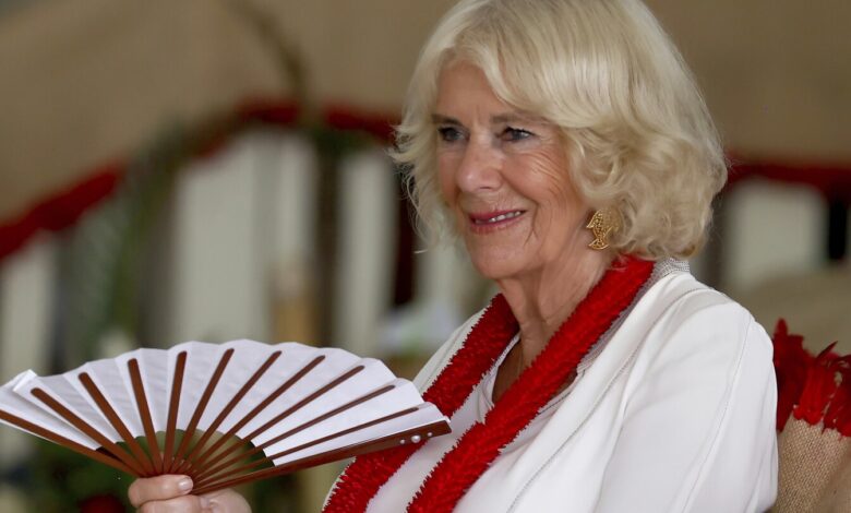 Britain’s Queen Camilla returns to public duties after chest infection